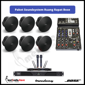 Paket Sound System Ruang Rapat Speaker Bose Ceiling | Kap 75m2
